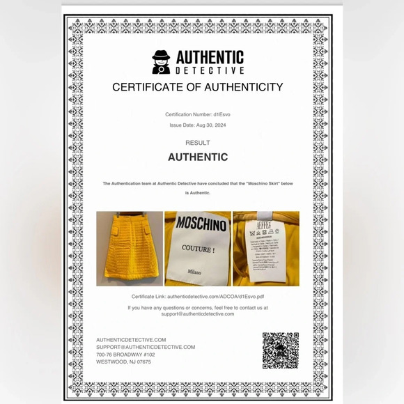 MOSCHINO Couture Yellow Pleated Quilted skirt Size 6 made in‎ Italy Authentic - Picture 2 of 16